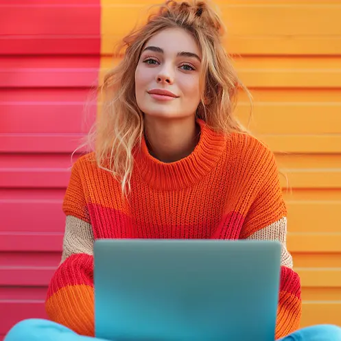 Woman on Laptop